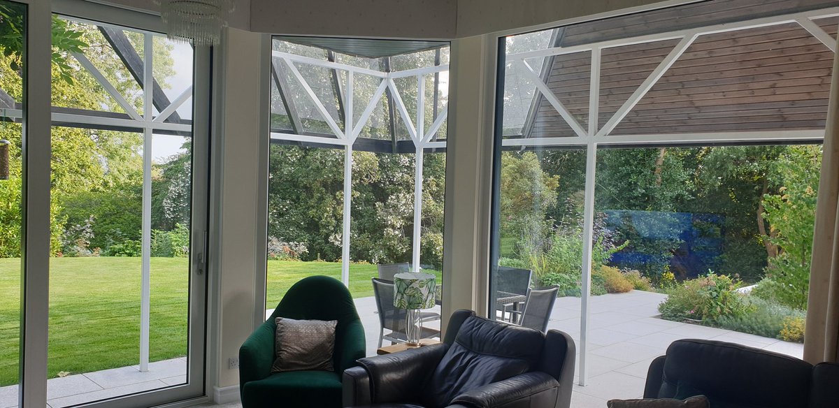 Returned to discuss more work  <a href="/ReynaersLimited/">Reynaers Aluminium UK</a> @RaumDesigns love this installation.