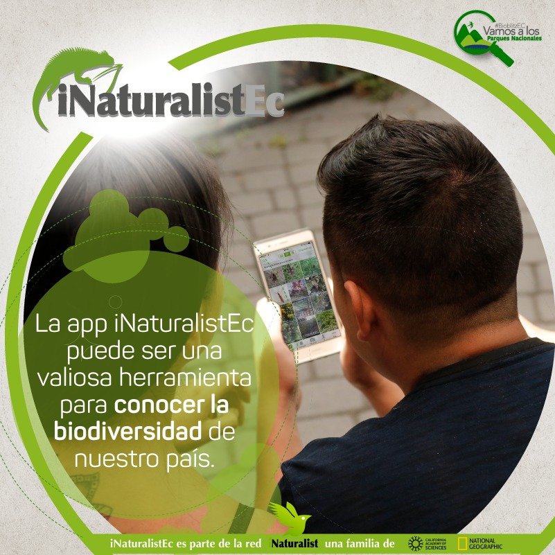 INABIO_EC's tweet photo. 👉¿Sabías que tus observaciones sobre biodiversidad pueden proporcionar datos valiosos a proyectos científicos, áreas de conservación y al público en general?

✅Con #iNaturalistEc tendrás la naturaleza al alcance de tu mano.

📍Conoce más del #INABIO: https://t.co/E6BzTu8xTg https://t.co/ANKeou9ChH