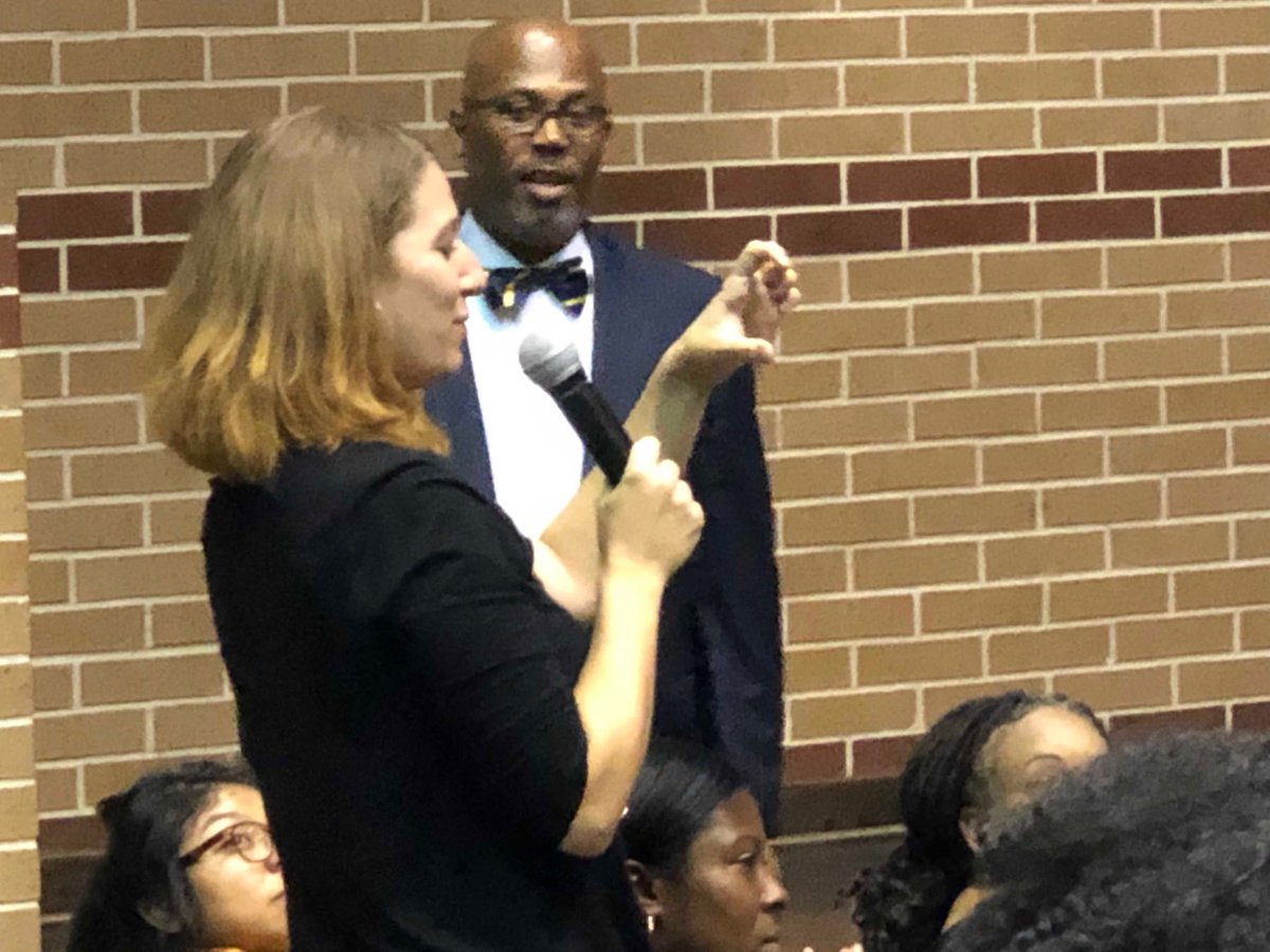 MattMPariseau's tweet photo. New Teacher Training being led by our Superintendent who is inspiring our staff and encouraging teachers to share out the great SpringWay Systems they are using to ensure our students SOAR into EveryChild2020! #SOAR #TheSpringWay #LeadLearners #NewTeachers https://t.co/q7MwUbJAoX