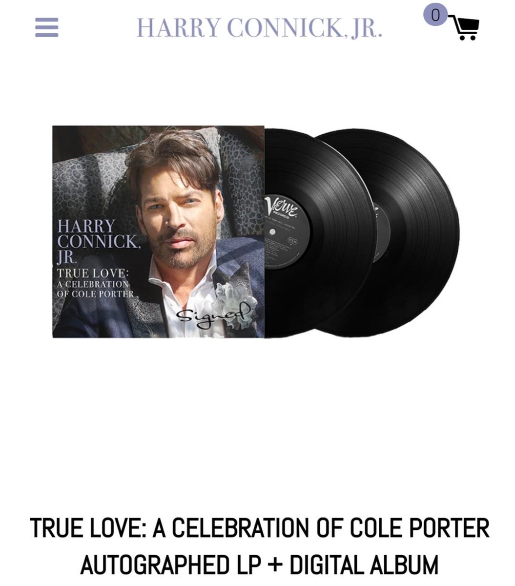 MrsSpaceChief's tweet photo. Merry Christmas to me in August! Just ordered an autographed vinyl of @HarryConnickJR  new Cole Porter tribute album. Now to just wait patiently until October 25th.... https://t.co/6kiDZAynbz