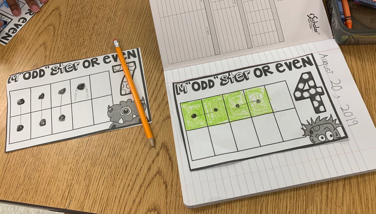 SmithsSafari's tweet photo. M”odd”ster or Even!  Proving if a number is even or odd in a tens frame!  #makemathfun #oddoreven #smithsafari  #monsterfun https://t.co/wWhJL19V0P