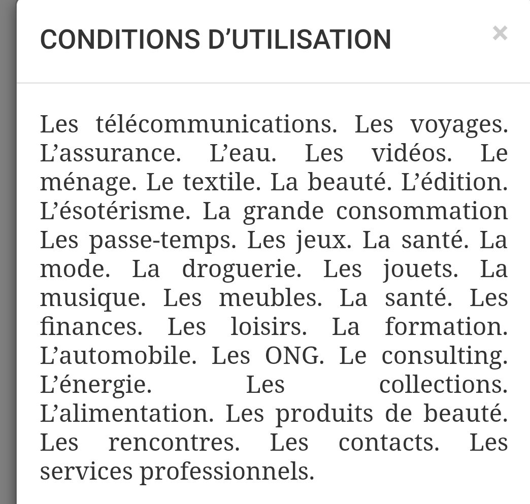 Mais ne vous inquiétez pas la liste des sujets qui "pourraient vous intéresser" est là...Je n'ose même pas imaginer ce qui attends ceux qui donnent leur mail.....Merci encore  @lemondefr de cette sélection merveilleuse de pubs sur votre site.