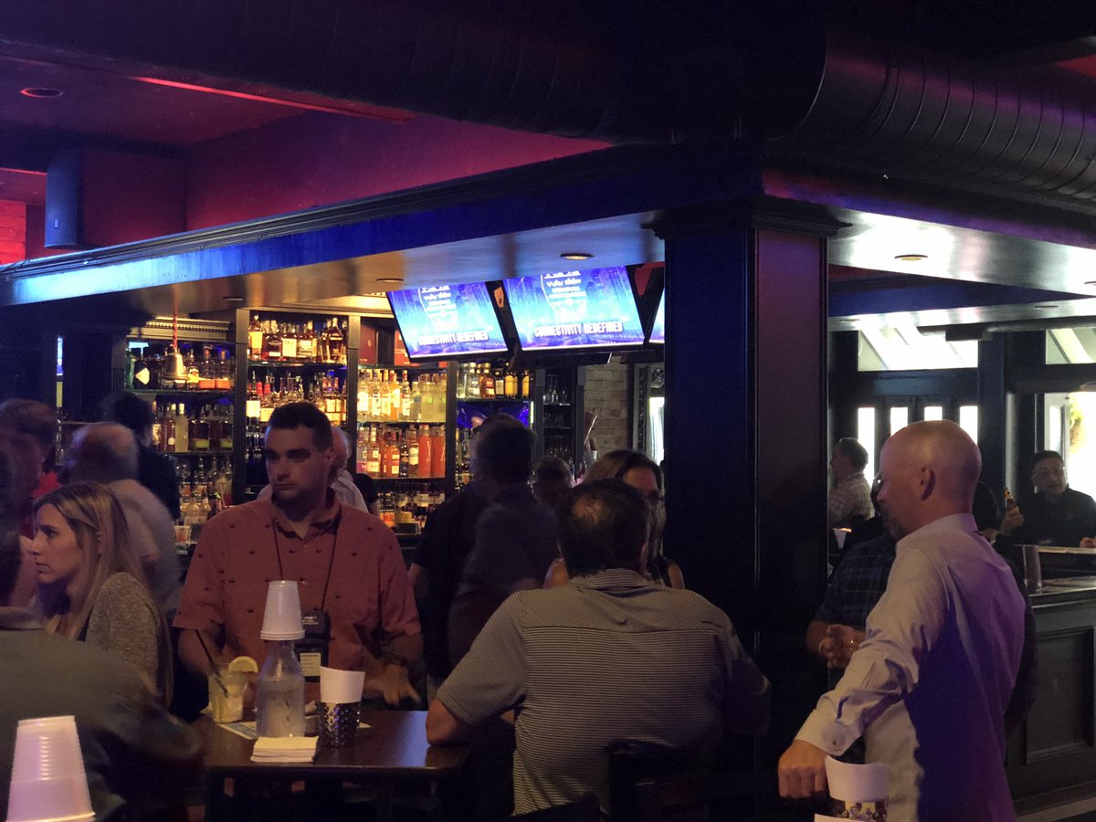 WAVonline's tweet photo. Ending day 1 of our conference on a high note at Howl at the Moon! #partnerconference2019 #international @WAVonline @mbsiwav https://t.co/qVTVlP0mAr