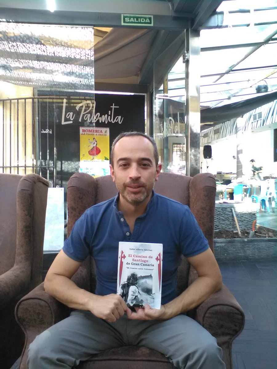 BarriosdeLetras's tweet photo. #ElCaminodeSantiagodeGranCanaria de @Isabelmicamino en el #Restaurante @rest_lapalomita fusionando gasstronomía y lectura en las Vias Literarias de @BarriosdeLetras #ElEscorial en Madrid #Avila #Espanien https://t.co/BqpilQbRw1