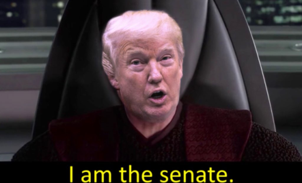 bumblesithlord's tweet photo. @realDonaldTrump Soon you will all know the power of the dark side.. let the hate flow through you. He can feel your anger. It gives him focus. Which he uses to channel through his tweets. You will all bow to MAGA and submit to Emperor Trump! #MAGAORDIE (we ain’t jokin) 😡😡😡😡😡😡😡😡😡😡😡😡😡 https://t.co/3GYfP5oXEk