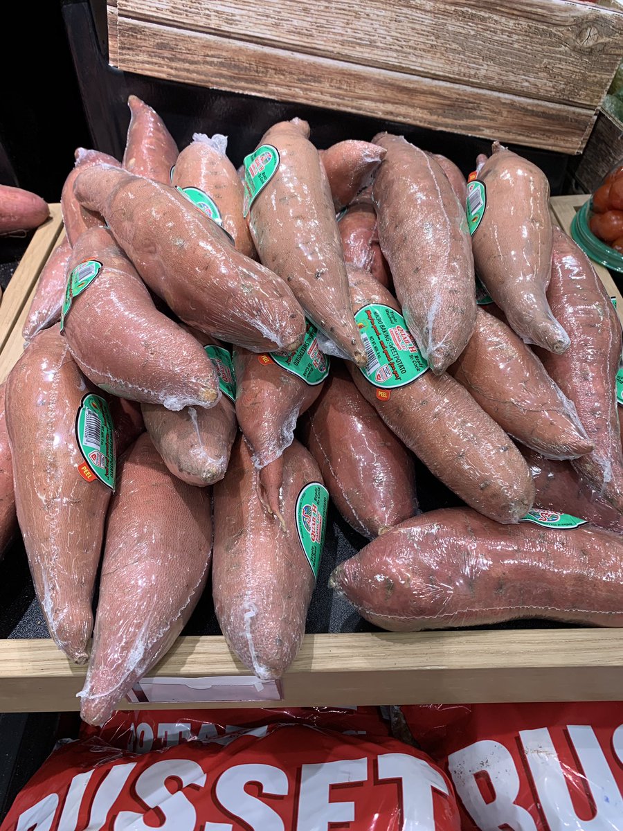 calikate73's tweet photo. Sweet potatoes individually wrapped in plastic. Really @Target ? https://t.co/oHkbhky7Xh