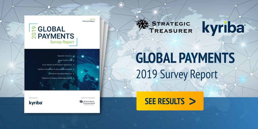 kyribacorp's tweet photo. The highly anticipated results of the 2019 #GlobalPayments survey are here. Click the link to #download the report and see an overview of future spend plans, key drivers of change and more: https://t.co/oqeARsDWEX #treasury #payments https://t.co/y3ZYlEr4uI