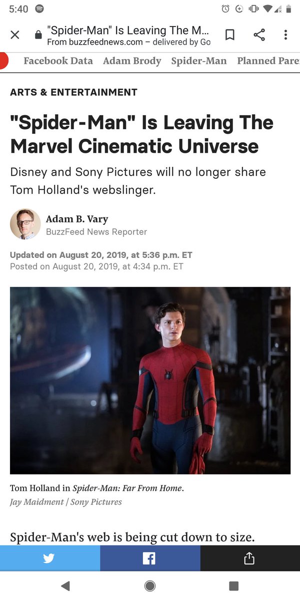 Ivykate_'s tweet photo. IM SO UPSET. Tom Holland is the best Spiderman don't @ me #KeepSpiderManintheMCU https://t.co/u0bVwHkVTI