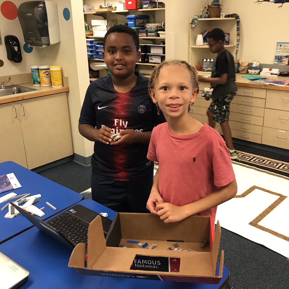 tltmaclean's tweet photo. I love the excitement and wonder of starting a new FIRST Lego League season! #cityshaper #FLL #obeagles https://t.co/NX4HKzxxRU