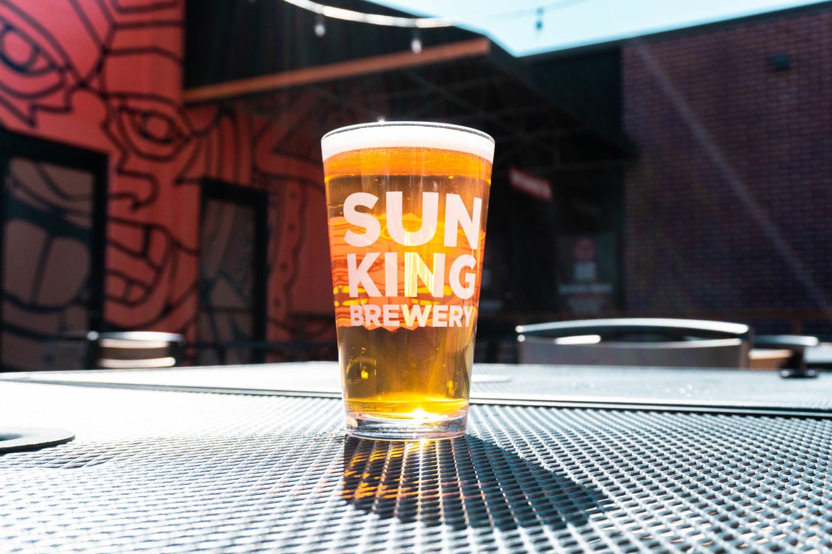 SunKingBrewing's tweet photo. Well if that wasn't an exciting afternoon of power outages! 

Let's celebrate our power being back with $1 off Pints. Over 20 beers on tap at our downtown #indy location. 

#dollarofftuesday #sunkingbrewery #cheers2tenyears #dollaroffpints #independentbeer #loveindy https://t.co/86QVCbiVNu