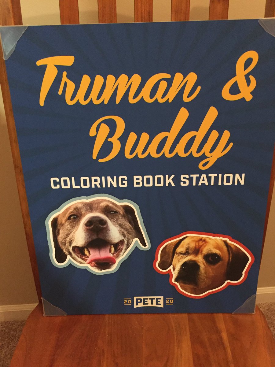 mi_tolle's tweet photo. Boom! which will attach to kids size coloring table at future Michigan for Pete info tables @firstdogsSB Getting emotional, need to sign off....thank you to all of you!!! https://t.co/rToX9RApeM