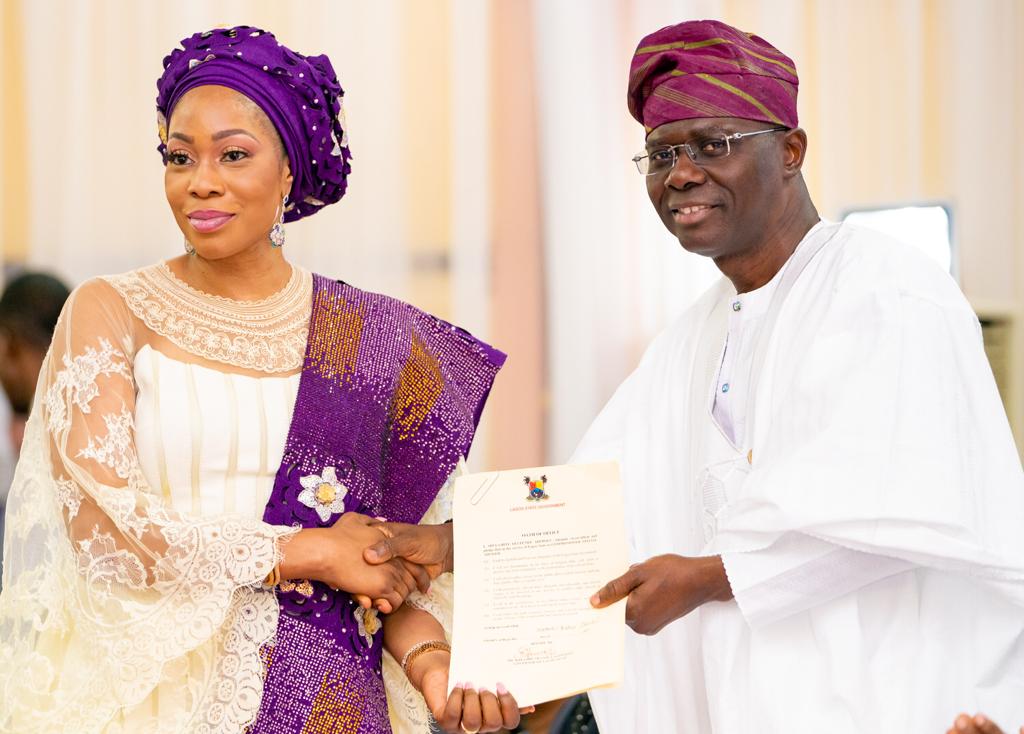 jidesanwoolu's tweet photo. Today, members of my cabinet were sworn in. These distinguished men and women who are now commissioners and special advisers will drive our policies and service delivery. Our agenda for a greater Lagos will be consolidated now that we have a cabinet. https://t.co/WL2OIuGWte