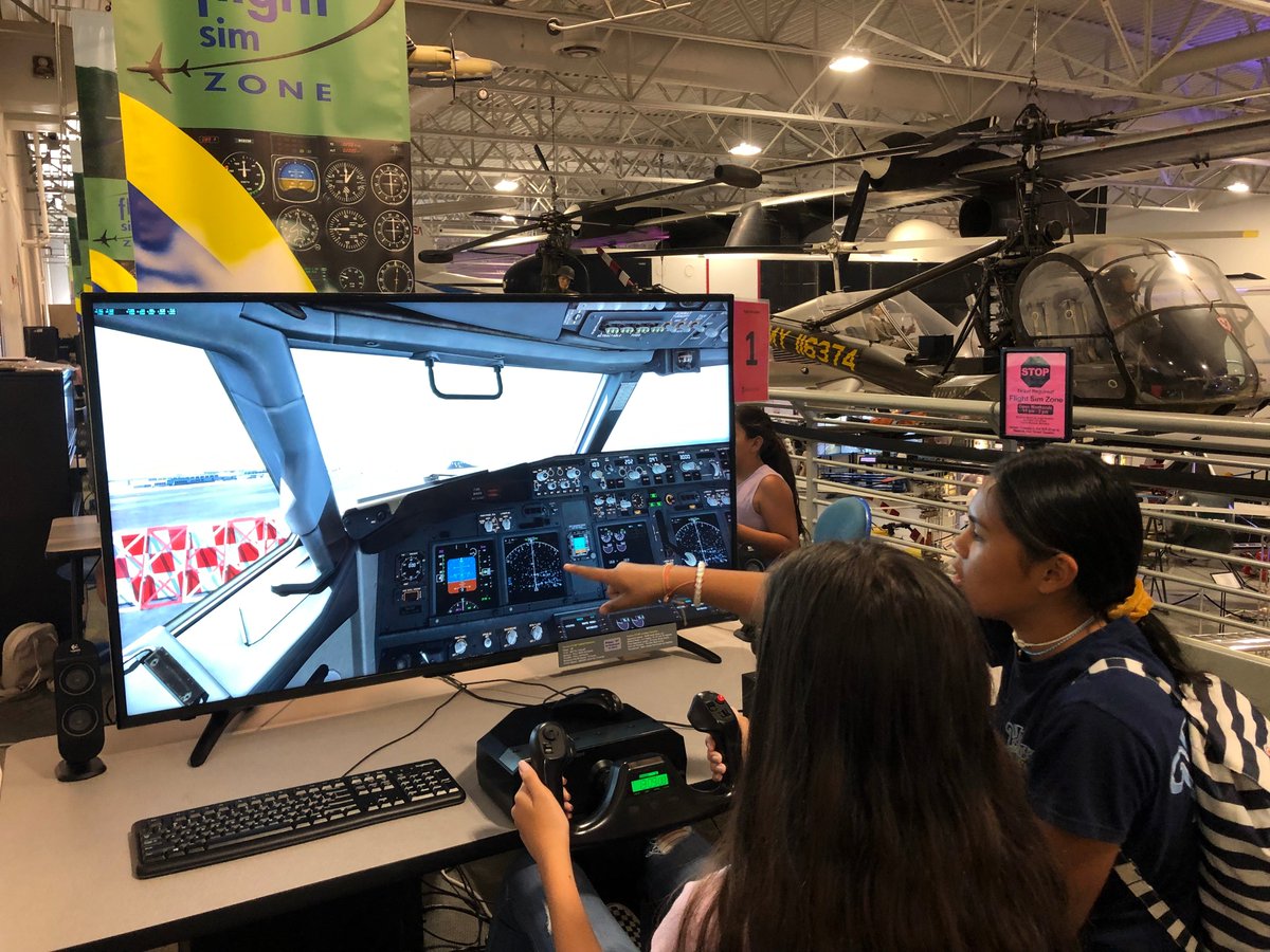 Hillermuseum's tweet photo. Sending appreciation to the #JetBlueFoundation for funding our first-ever Girls' Aero Team this summer. With activities such as flight simulation, aerodynamics experiments, computer-aided design, aircraft checkouts, and mentoring, these young women made history. Thanks @JetBlue! https://t.co/Wk3gZOxmgU