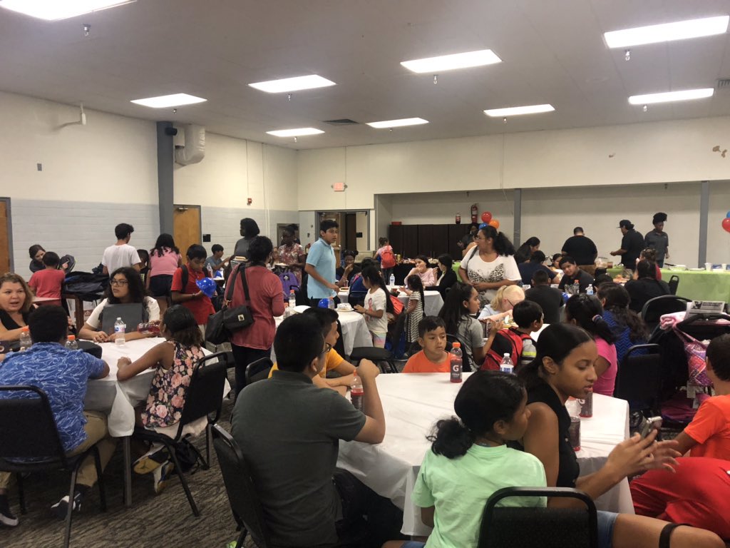 fpdolan's tweet photo. Currently at Riverdale with 100 youth their families at @THELAYC and @MIGOProductions’ Back to School Event. Excitement is in the air as young people get #Ready4Liftoff! https://t.co/0XzF5qqEtb