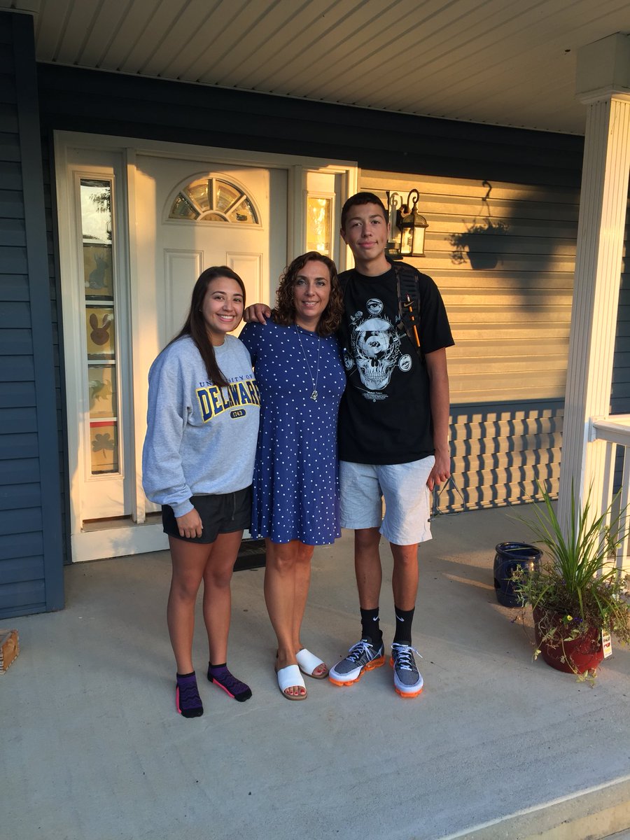 First day of school.  Jadon is a freshman in high school. Kaley is going to be a freshman in college. This is year 23 of teaching for me. How did time go by so fast?