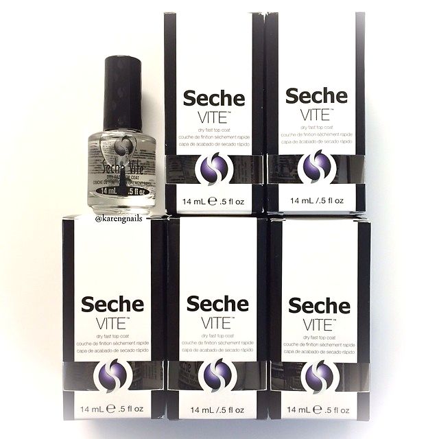SecheNails's tweet photo. Be honest, how many Seche Top Coats do you own? Like celebrity nail artist @karengnails said,  "A nail stylist can never have too many!" 💅 ✨ #sechevite https://t.co/FFqLg4xH59