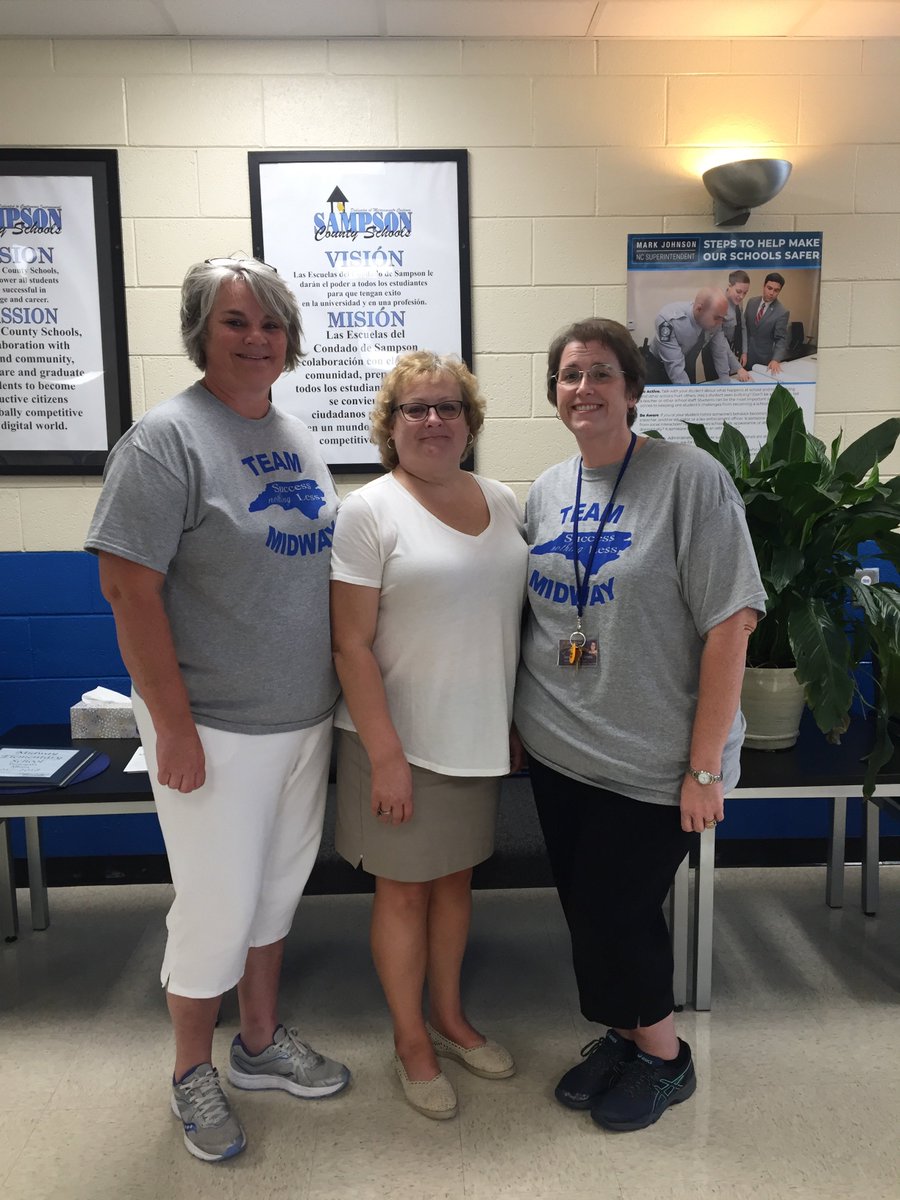Midway_Elem's tweet photo. MES Staff all represented at various academy day sessions.  I have a great looking staff and we are ready to rock the new year. Success, Nothing Less! https://t.co/lFVatOpoGh