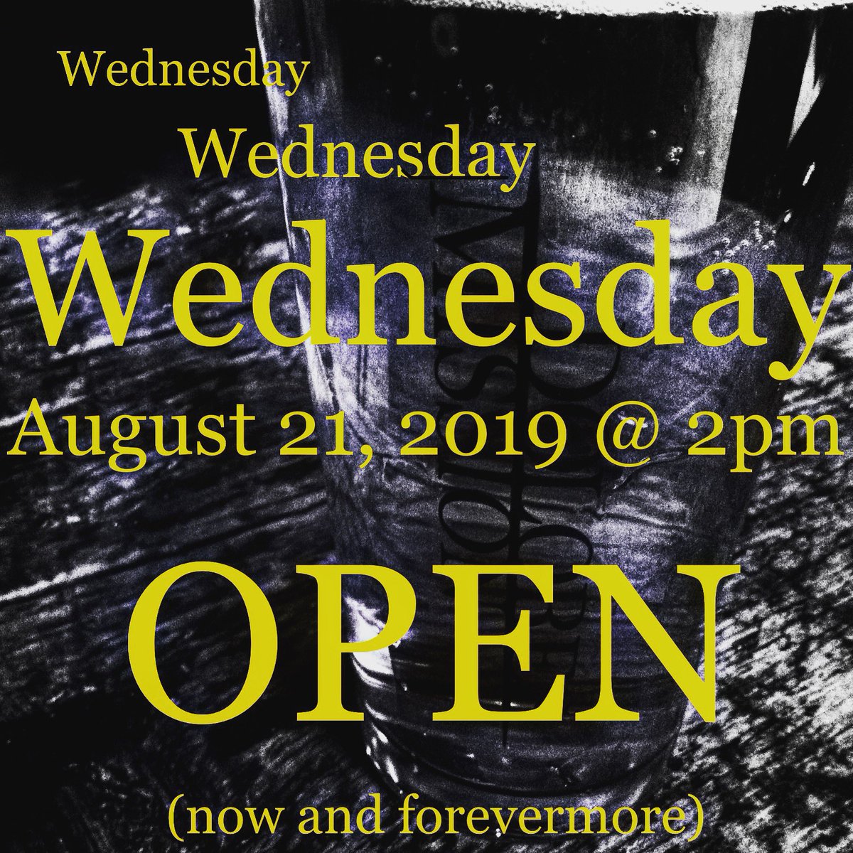 We re-open on Wednesday, 8/21, at 2pm. Looking forward to seeing you again! Come grab a beer/cocktail/frozen treat and say Hi. #brooklyn #craftbeer #frozencocktails #gowanus #parkslope #fourthavenue