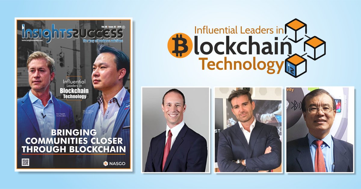 insightssuccess's tweet photo. Let's Watch The Most #Influential_Leaders in #Blockchain_Technology”, These #businesspersons are the perfect blend of #technology, #business & #innovation & the forefront of #blockchain technology.
#InfluentialLeaders #Blockchainindustry #Leadership https://t.co/1BbuPSYoTt https://t.co/QUJVhPltA0