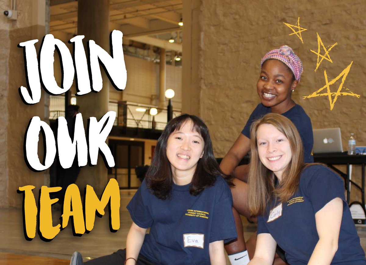 MizzouMISC's tweet photo. Join our team of domestic and international students as we work towards our goal of creating more global Mizzou! Apply before Aug. 26 and start making a difference!
Apply at: https://t.co/R1pDZ8sPg5 🐯
#MizzouMISC #joinus #recruitment https://t.co/hk9hluvKAZ