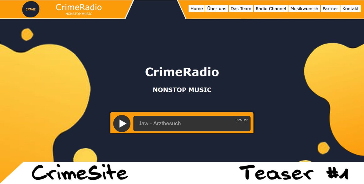 CrimeRadioDE's tweet photo. Da sich ein Teaser unserer Webseite von vielen gewünscht wurde, veröffentlichen wir nun unseren ersten Teaser!

Wie gefällt euch die Webseite? https://t.co/bdkbCXeIIY