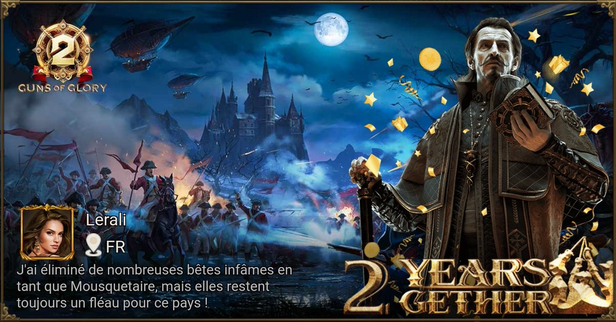 raph999's tweet image. [Événement spécial] Célèbre le deuxième anniversaire de Guns of Glory ! gog-news.kingsgroupgames.com/api/gog2ths/th…