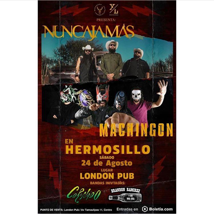 MxCoronado's tweet photo. Nos vemos este sábado en el London Pub, al lado de @NuncaJamasBand , @MACHINGON y Brandon Ramírez y sus boca seca. https://t.co/gbGRFw0QL6