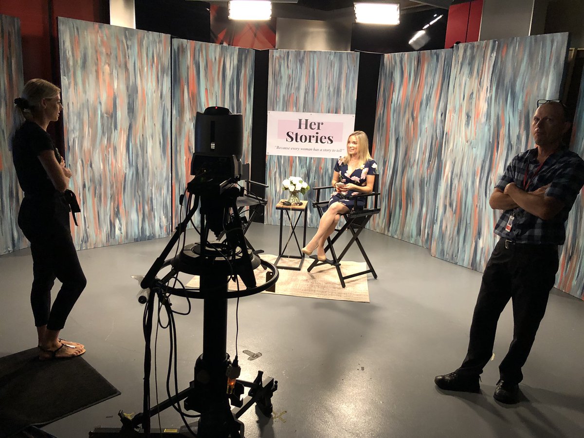 RtvLondon's tweet photo. Day 1 of filming @HERStories5 has wrapped! Thank you to all the guests, volunteers, makeup, and host for an exciting and smooth day of tv production! First episode will launch Wednesday September 18 at 6:30pm on #Rogerstv! 🤩
#rtvlondon #ldnont #localprogramming #localmatters https://t.co/I8Py9zHNE1