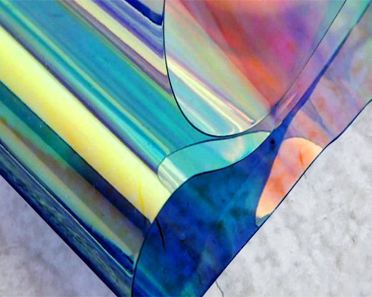cosmomade's tweet photo. A multi-prismatic color TPU material, offers semi transparency and dynamic color shifting appearance. It can be used as a leather alternative. Available in matte or glossy finishes, and in various color combinations.

#cosmomade  #fabricoverform #sustainabilitymatters https://t.co/AHSoE72RaJ