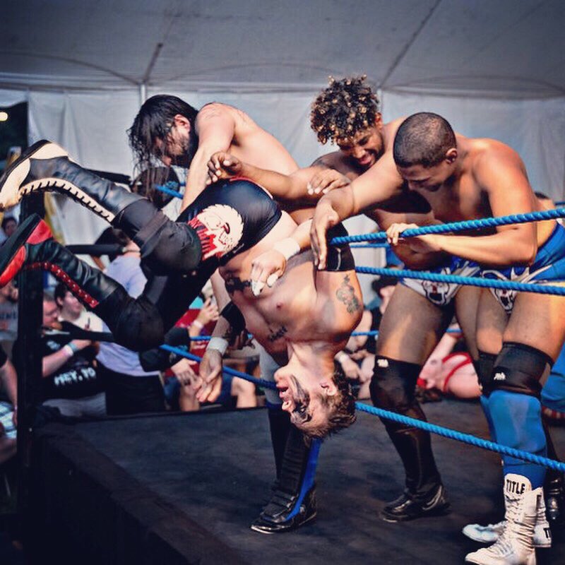 Realricodlv's tweet photo. We’ve already shown you all of you the true power of our Arrogance in many rumbles past. I told @RiverCityCW I’d be back. I told them I’d be bringing my family. September 13th, they will ALL #BatheInOurArrogance #YAKATA #PisH #3CANstruction
Pic: @3Countphoto https://t.co/ifsdNyFcA2