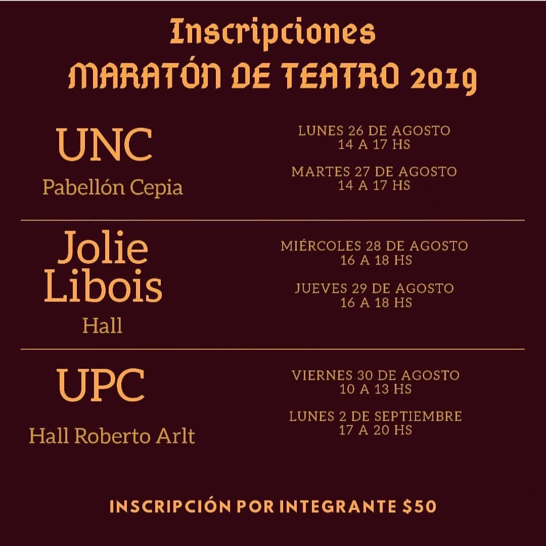 jovteacba's tweet photo. 💡Se viene una nueva edición de la "Maratón de teatro"! 🎭❤ https://t.co/UG87exnHm6