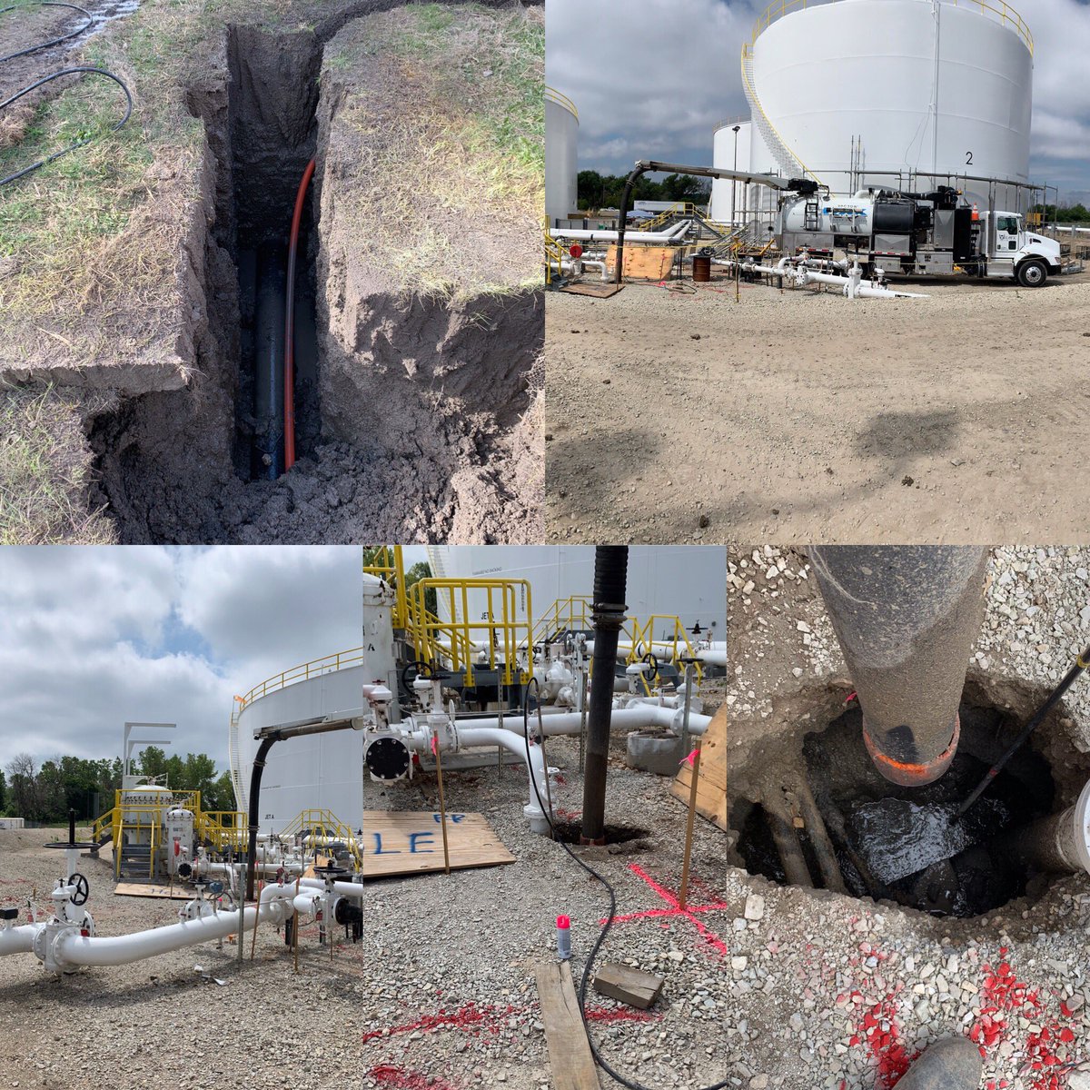 HawkDaylighting's tweet photo. Expose Jet fuel pipe line, and utility locates for foundations in bulk fuel yard 
@ Milwaukee wi  
#hawkconstruction #vactor #vactorhxx  #vactormanufacturing #hydroexcavation #excavation #excavate #hydraulics #hawk #teamhawk #hawkcrew #gettingitdone #safedigging #hawktuff #truvac https://t.co/rJp2ELjalr
