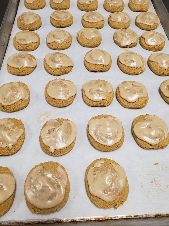 LCPSCafe's tweet photo. Scones anyone? We are pleased to announce our new pumpkin and cranberry orange scones are making their way onto the #LCPSBreakfast menu in September! #lcps20 https://t.co/fcNFBgA3tj