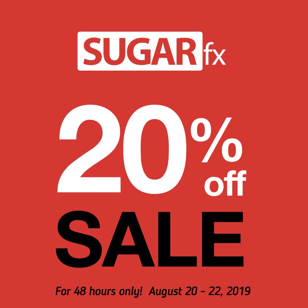SUGARfx's tweet photo. Get any of our products at 20% off for the next 48 hrs. #fcp #fcpedit #plugins #editor #fxfactory [ https://t.co/BNDbUKERg0 ] https://t.co/VDGAAMiqYS