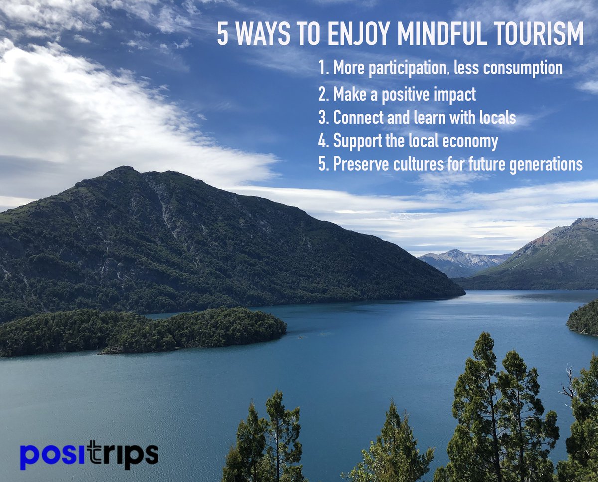 Learn five ways to enjoy mindful tourism. 
Full article ➡️ news.positrips.com/2019/03/27/5-w…
.
.
.
#sustainableturism #mindfultourism #positiveimpact #ecoturism #travel #worldplaces
