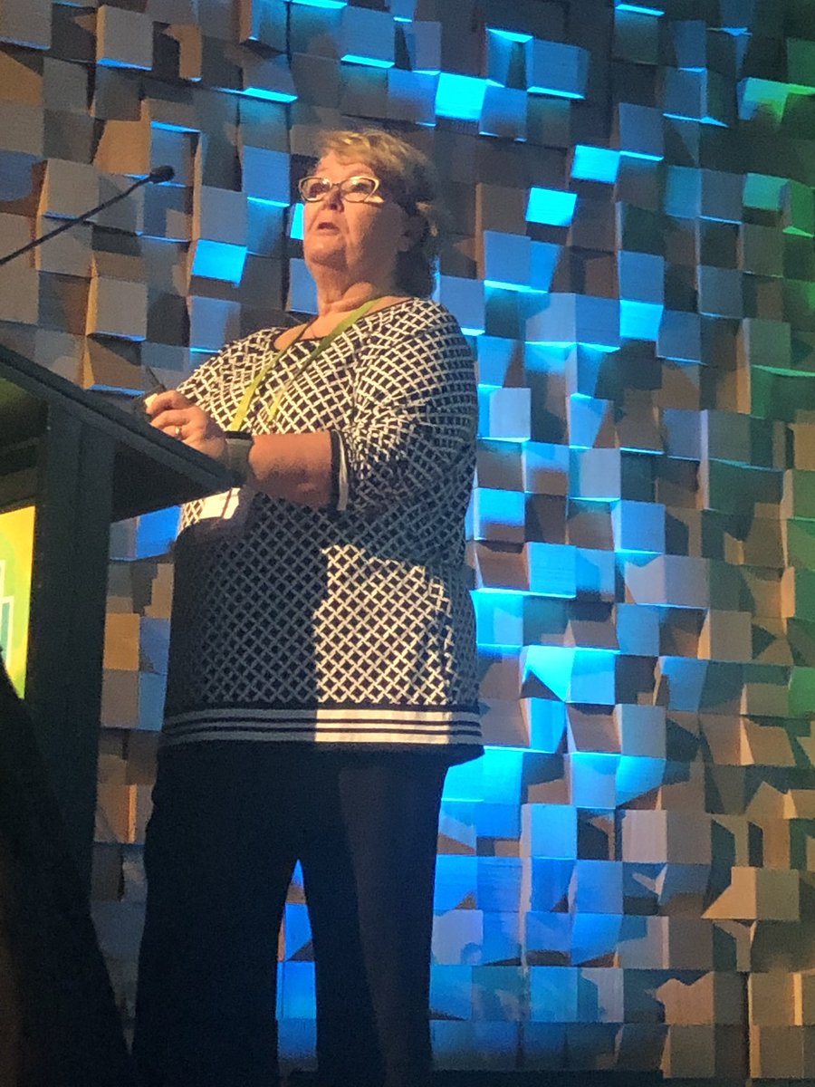CroakeyNews's tweet photo. Politics, policy and power are often unpredictable - participation is vital if we are to be influential: #NNF2019 MC Dr Veronica Croome https://t.co/n8BSYYwpga