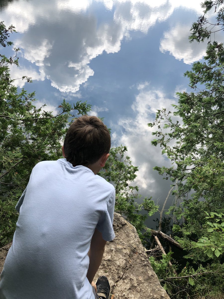 LisgarLSP's tweet photo. @CBC My son @ Crawford Lake in Milton, on https://t.co/rkA4WXpgdi