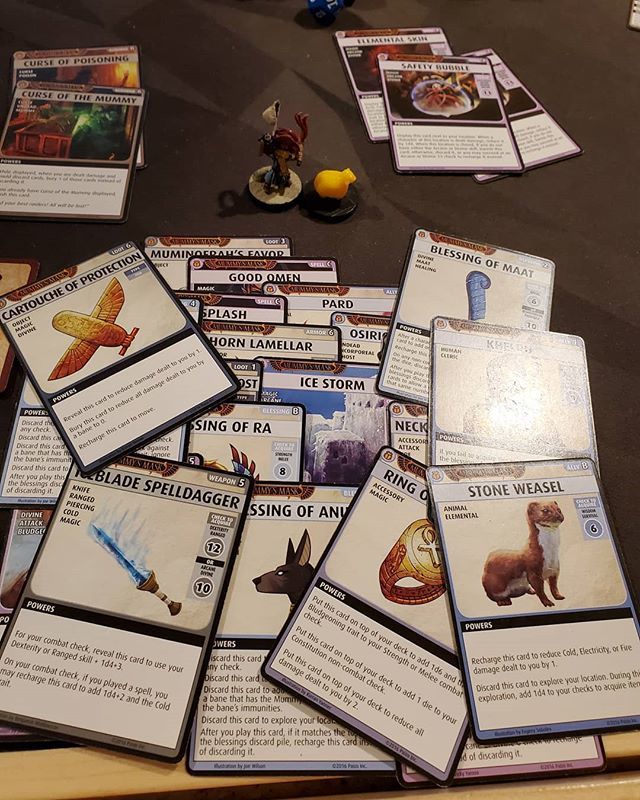 MidLifeCalms's tweet photo. Weeeeeeee are the Champions my friends.....finished #pathfinderacg mummy's mask. #tuphelps @sparckl @jonathanhliu @winkchin https://t.co/Y2eKUDjnNv https://t.co/3TjA9SqQnQ