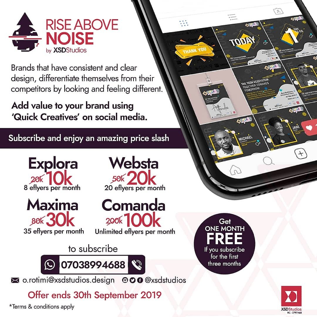 girmamarketing's tweet photo. Working with @xsdstudios is one of the best step we have taken this year .
Creativity in all measures.
Contact them. https://t.co/9xZ9TA6U2d