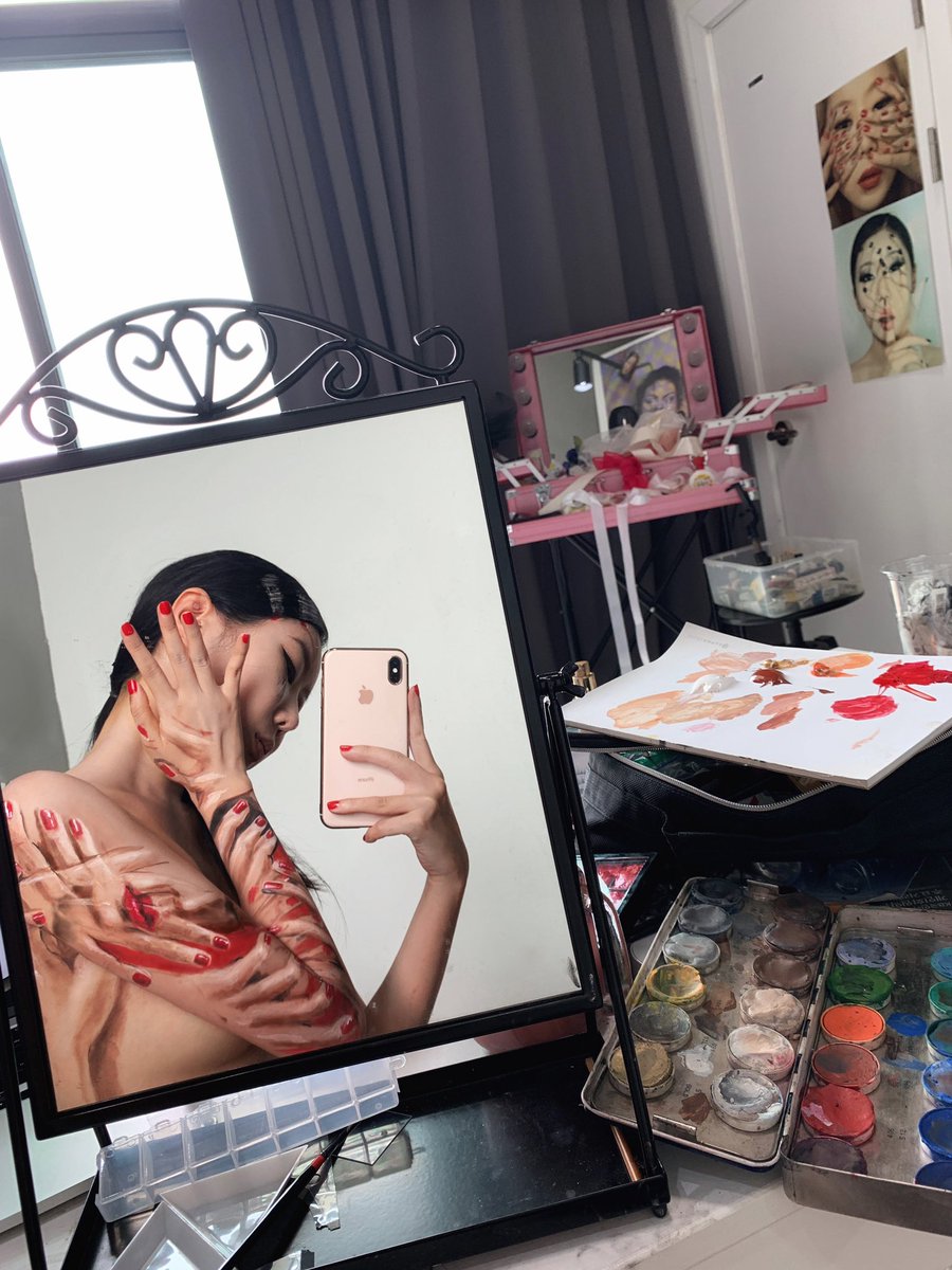 designdain's tweet image. Painting 24/7/365