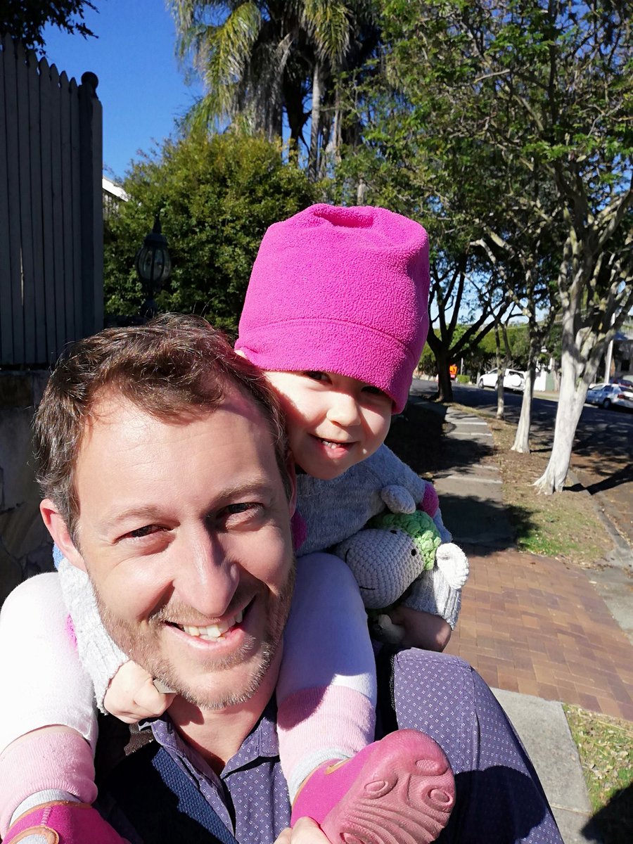 BrisJonG's tweet photo. Walk to daycare then work #walkatworkweek https://t.co/RaHPXL7RAm