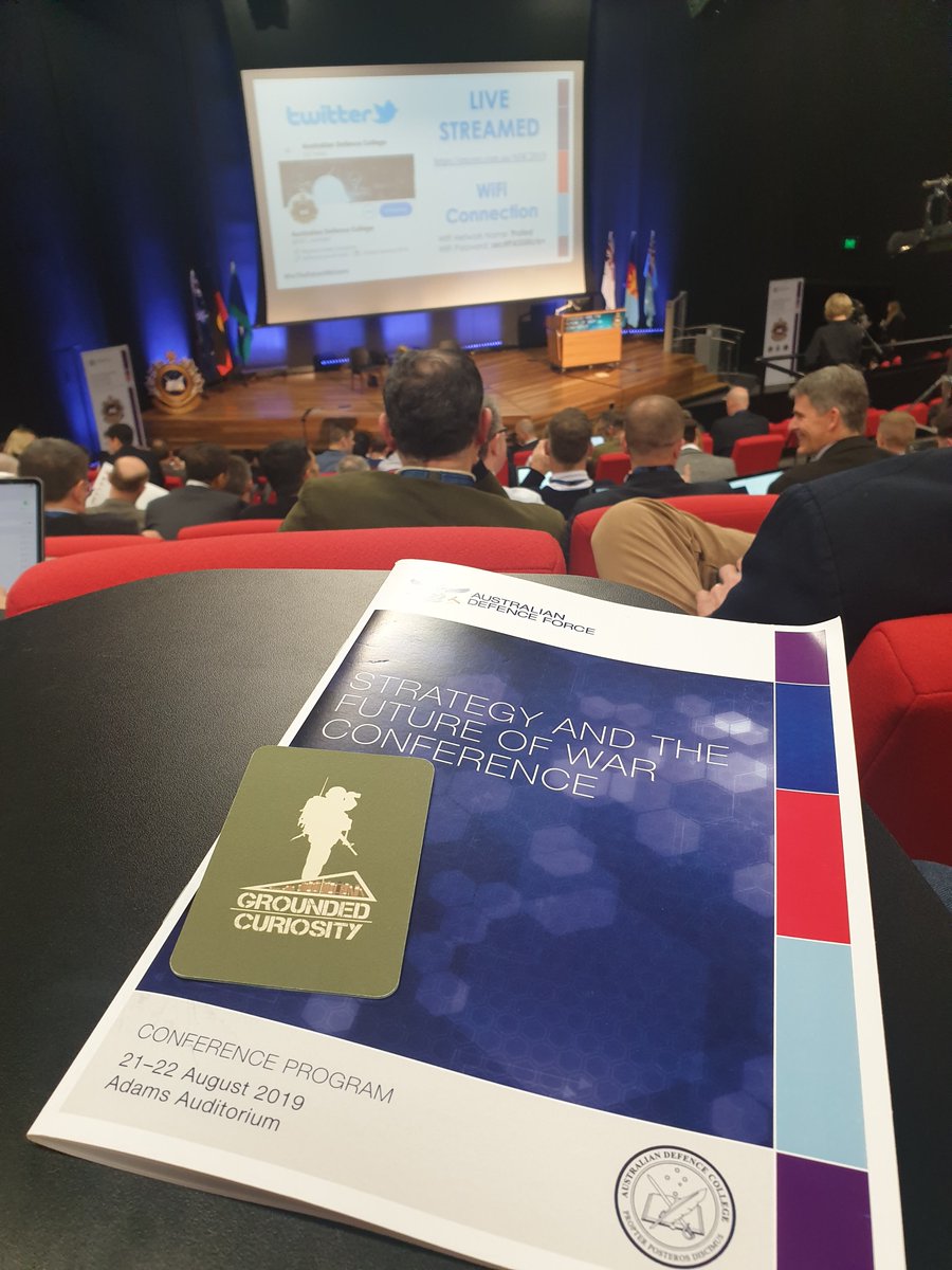 GroundCuriosity's tweet image. .@CharlesEdel launches the @ADC_Australia Strategy and the Future of War Conference (21-22 Aug 19) speaking about Strategic Competition and the Future of the Australian-American Alliance 

#ForTheFutureWeLearn #ChallengeTheAccepted

THREAD ⬇️⬇️⬇️