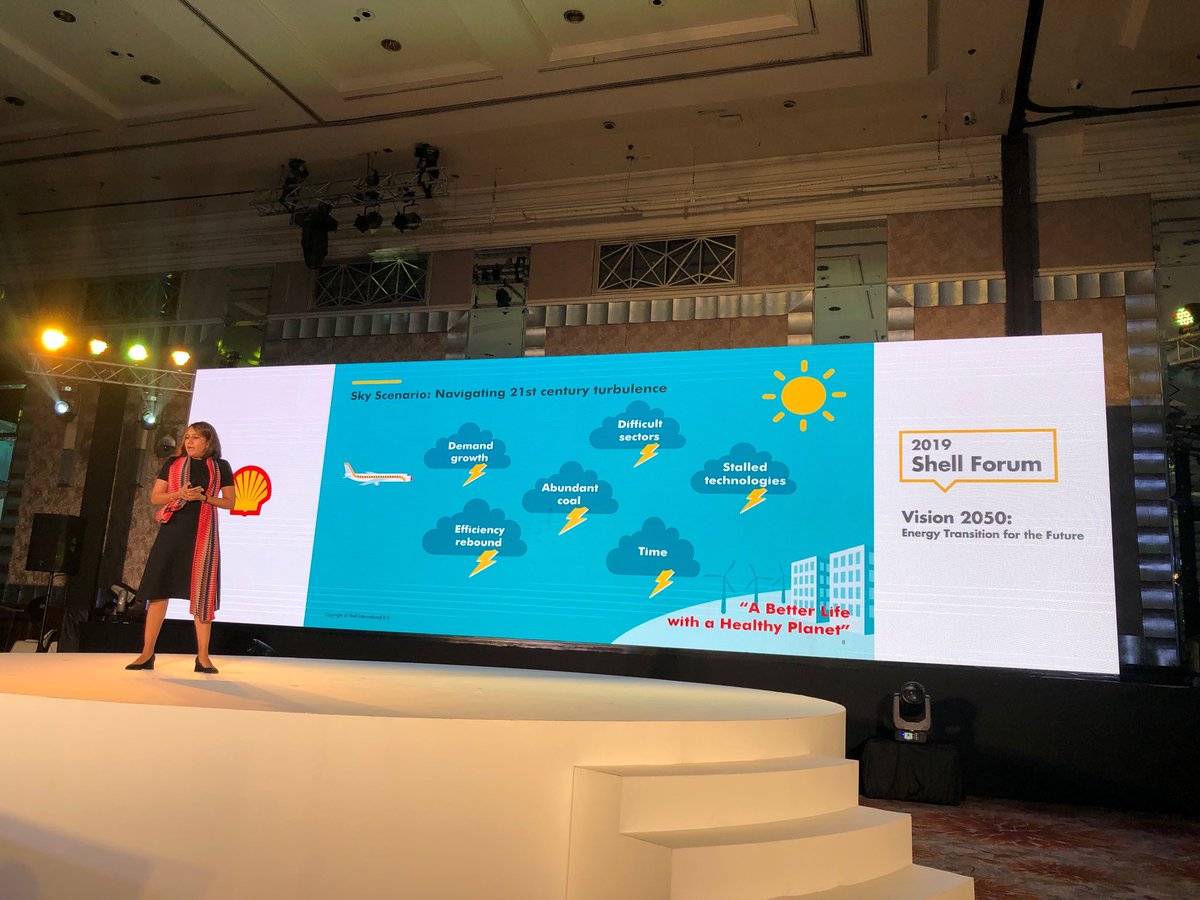 sandyliu12's tweet photo. 2019 Shell Forum -Vision 2050:Energy Transition for the Future in Bangkok today brings stakeholders from government, academics, businesses to discuss possible pathways for Thailand to achieve a sustainable energy future. Actions are needed from all. #2019ShellForum #SkyScenarios https://t.co/WmcsEQQVrB