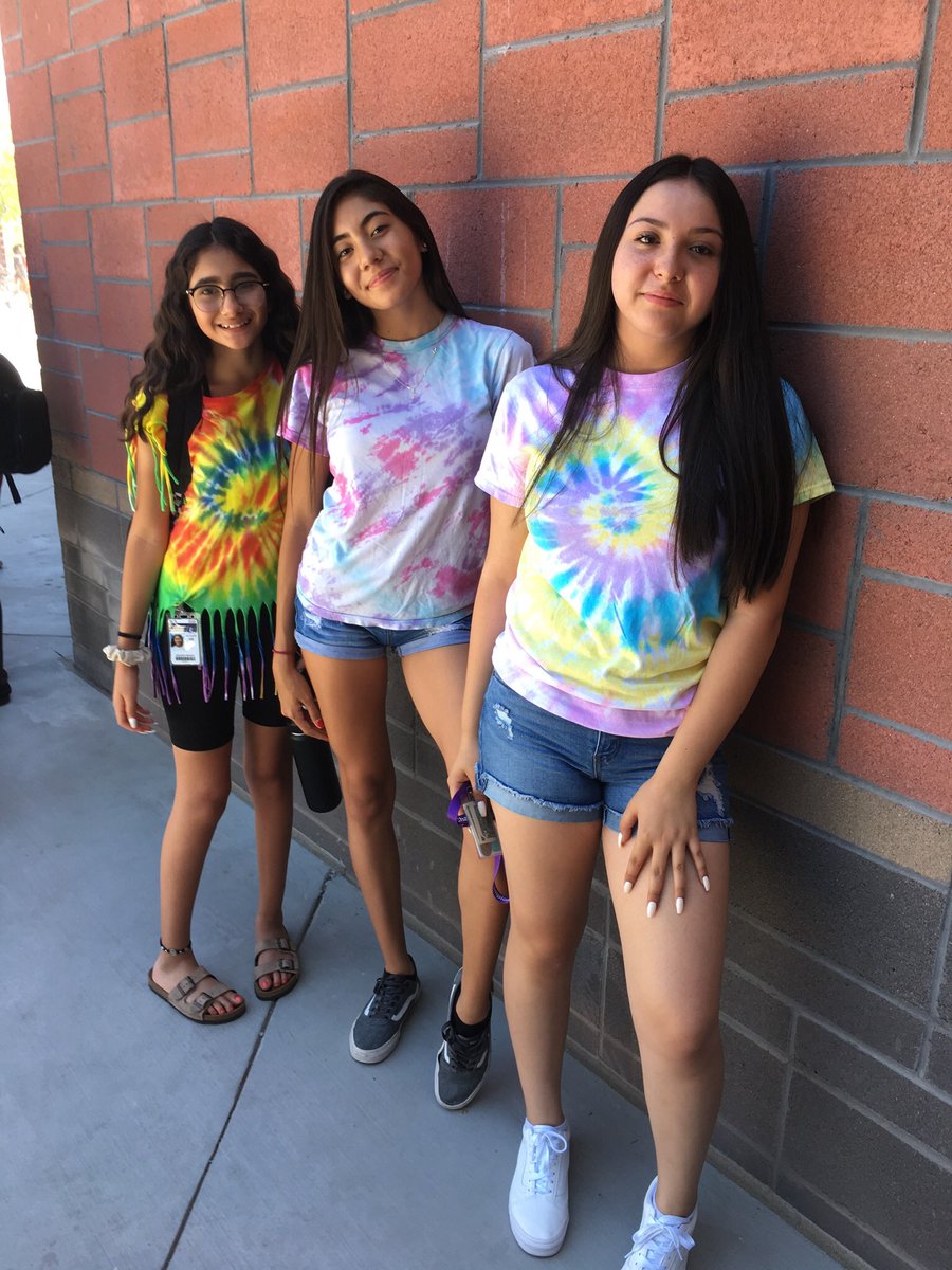 Your @cchschampions were feeling groovy for day 2 of Spirit Week. Hippie Day brought out the bandanas and tie-dye all around campus! Thanks @cchsstugo! #ThisIsWhoWeAre #WeAreChampions #Chavezat20