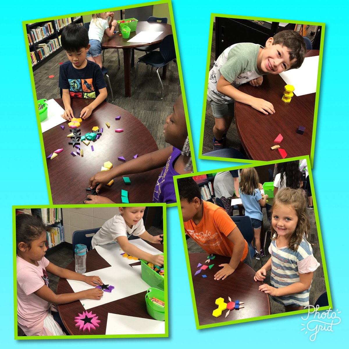 egelibrary's tweet photo. After hearing If I Built A School by #ChrisVanDusen our fantastic 1st graders used #Makerspace to #imagine #create #communicate and draw what they want in a school #thehumblelibrarian #bethelight https://t.co/Rl1l8Ao8rO