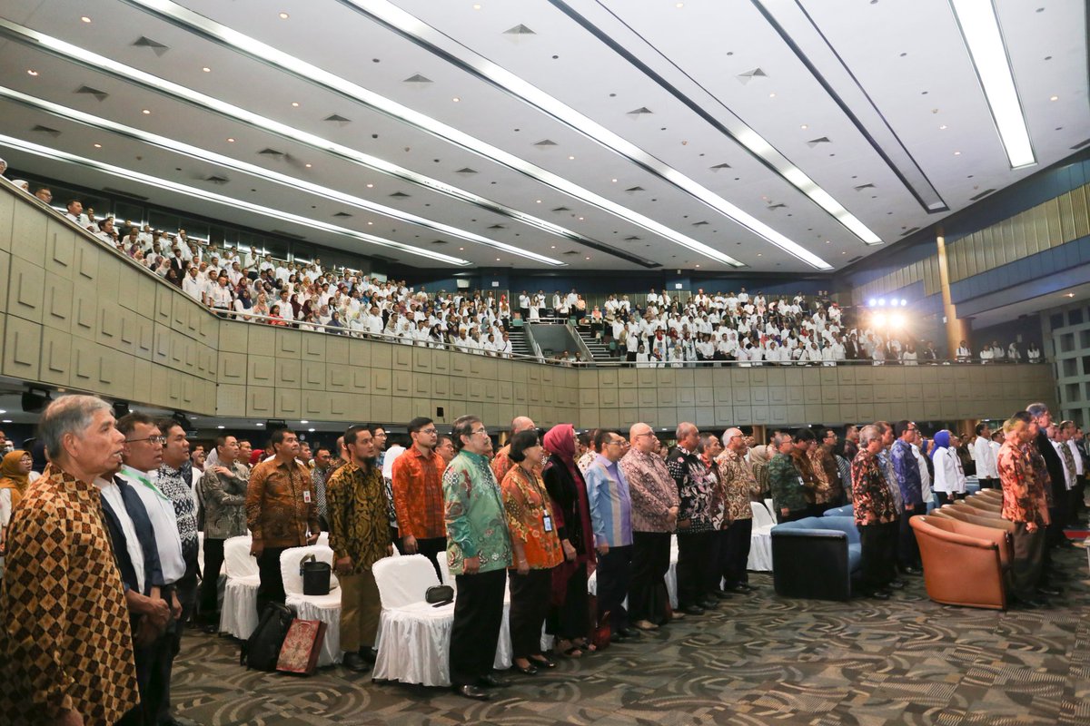 BPPT_RI's tweet image. 1. Assalamualaikum Teknopren.. Alhamdulillah hari ini BPPT memperingati hari lahirnya yang ke 41 Tahun. Dengan penuh khidmat dan kesederhanaan, Kepala @BPPT_ri @hammam_riza yang juga didampingi seluruh jajaran pimpinan.