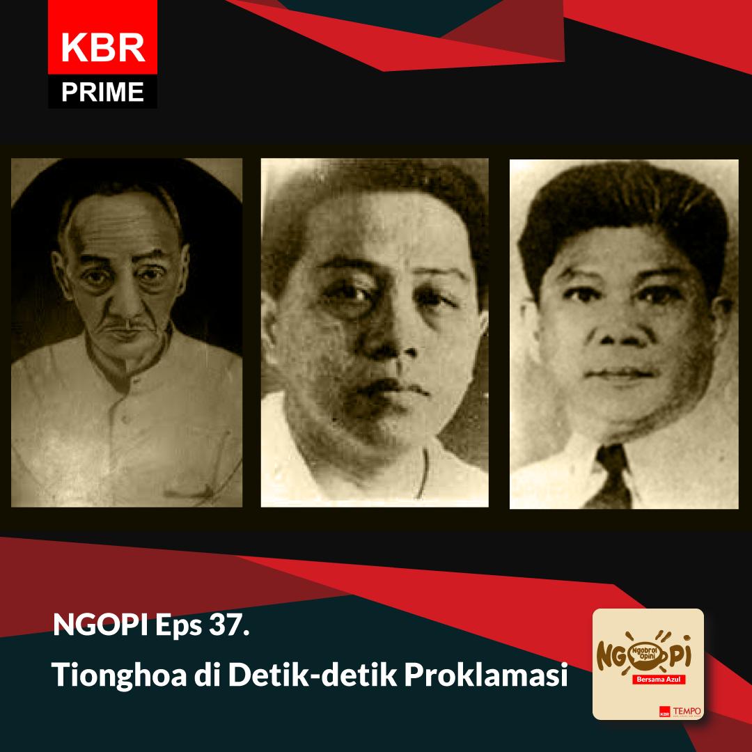 #Ngopi bareng Azul a.k.a Arif  Zulkifli, Pemimpin Redaksi Majalah <a href="/tempodotco/">tempo.co</a> kali ini membahas tiga keturunan etnis Tionghoa yang punya andil pada masa persiapan kemerdekaan. Siapa dia?

Simak obrolannya di #KBRprime bit.ly/2NlqAUr