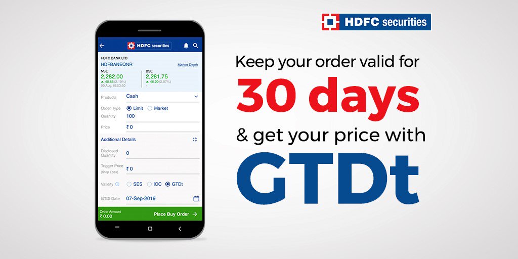 hdfcsec's tweet photo. To know more about #GTDt and its benefits, please visit https://t.co/eMrlWtEsKE #TradeWithEase #HDFCSec https://t.co/5faTd9U2Ck