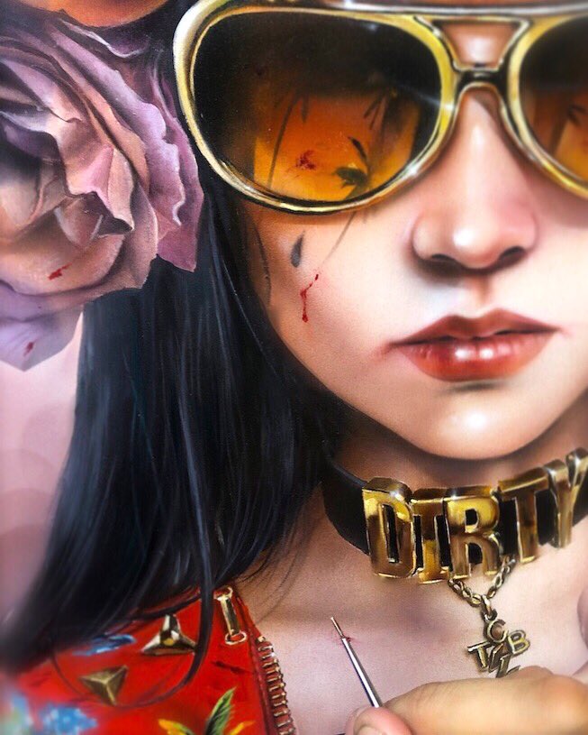 ViverosBrand's tweet image. Sneak peek ‘TRUE ROMANCE’ coming to Thinkspace Gallery for my ‘Tougher Than Leather’ Exhibition OCTOBER 12th Save the date DirtyTroops‼️ #thinkspacegallery #brianviveros #october12 #new #art