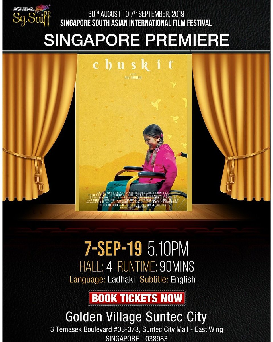 CinemaRareIN's tweet photo. Films being screened at @sgsaiff 2019.

#Lihaaf on Sept 1st (Asia Premiere)
#LaalKabootar (South East Asia Premiere)
#Baaram (Singapore Premiere )
#Chuskit (Singapore Premiere ) https://t.co/lLznuA2rZd